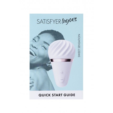 Белый вибромассажер Satisfyer Layons Sweet Sensation